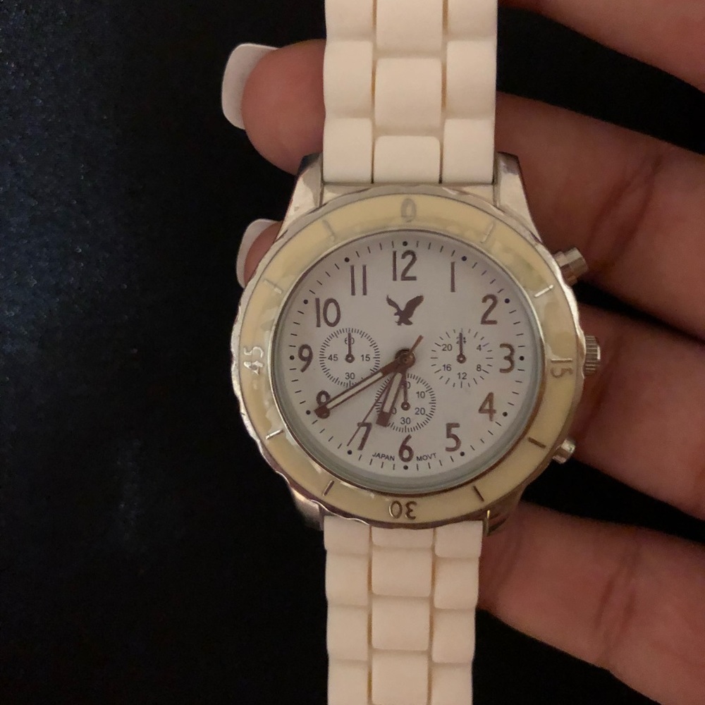 American eagle white watch new!
